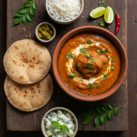 Curry & 2-Roti